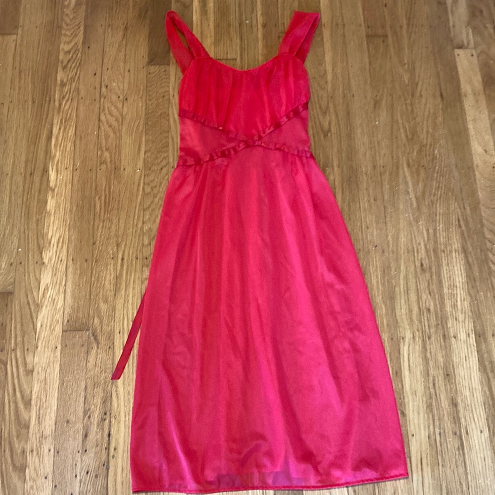 Hot pink nightgown or lingerie